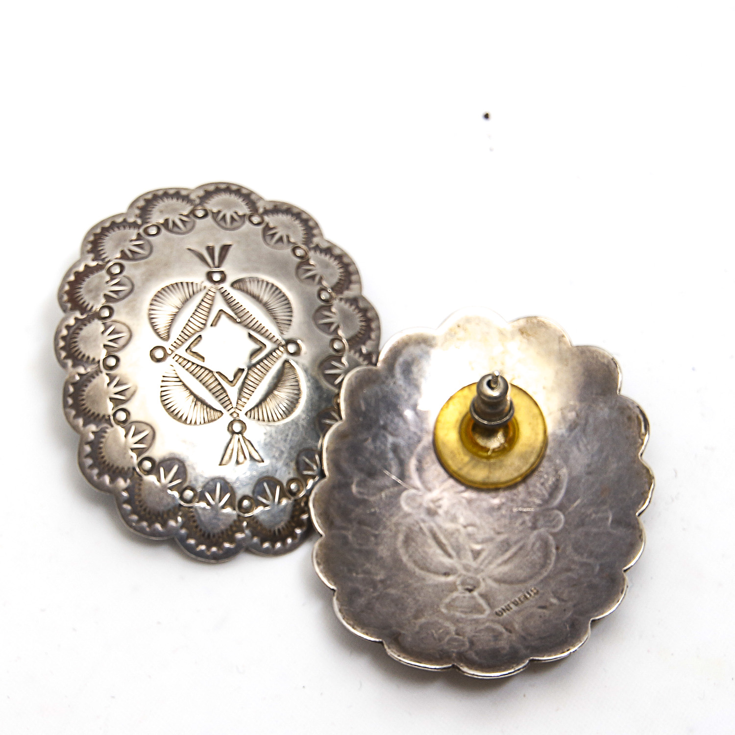 Grouping of Sterling Silver Earrings and Charm