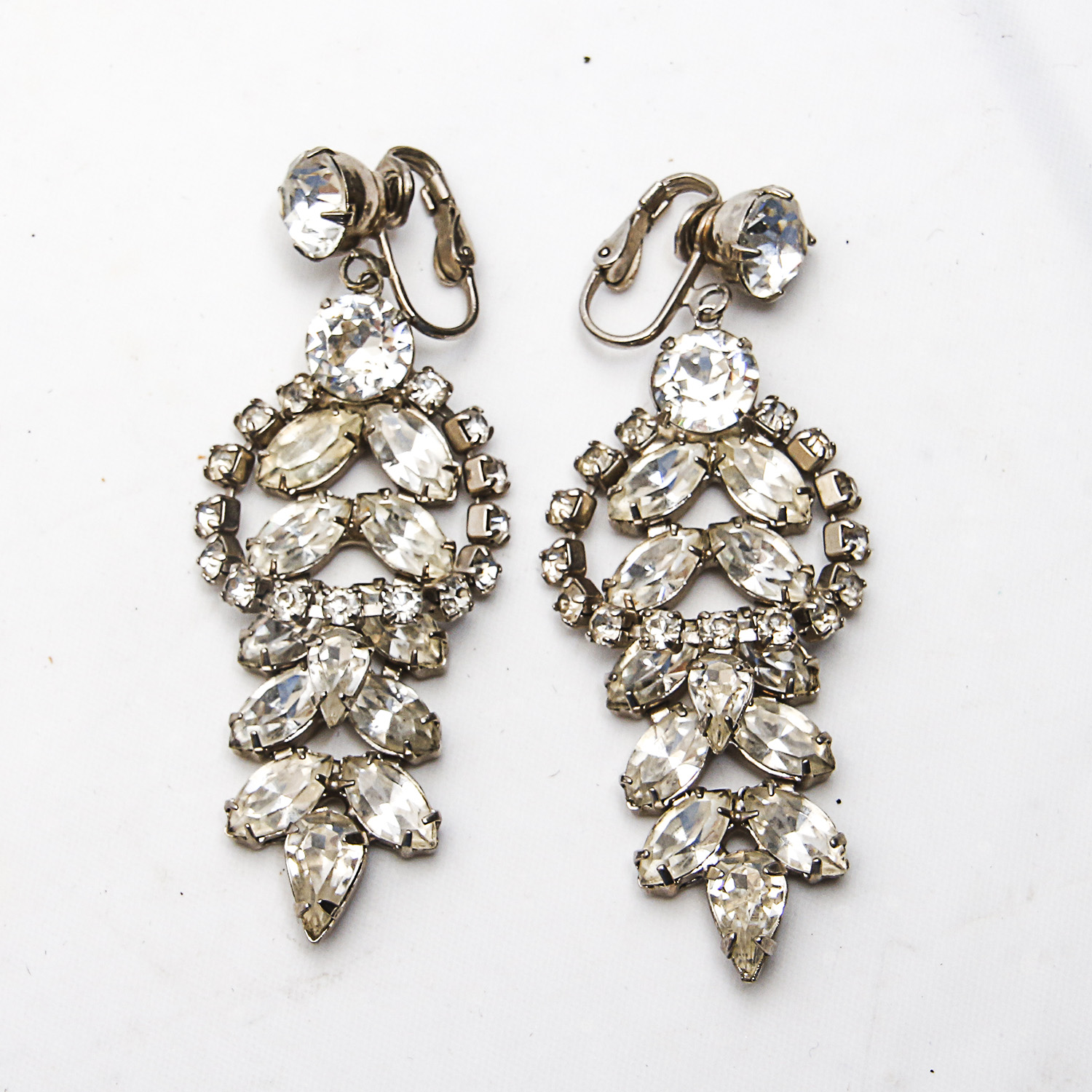 Grouping of Vintage Rhinestone Jewelry Featuring Bogoff and Weiss