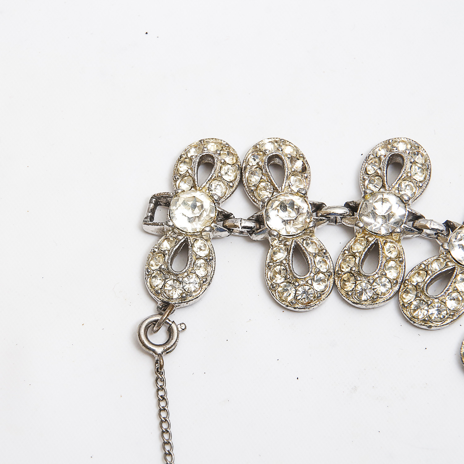 Grouping of Vintage Rhinestone Jewelry Featuring Bogoff and Weiss