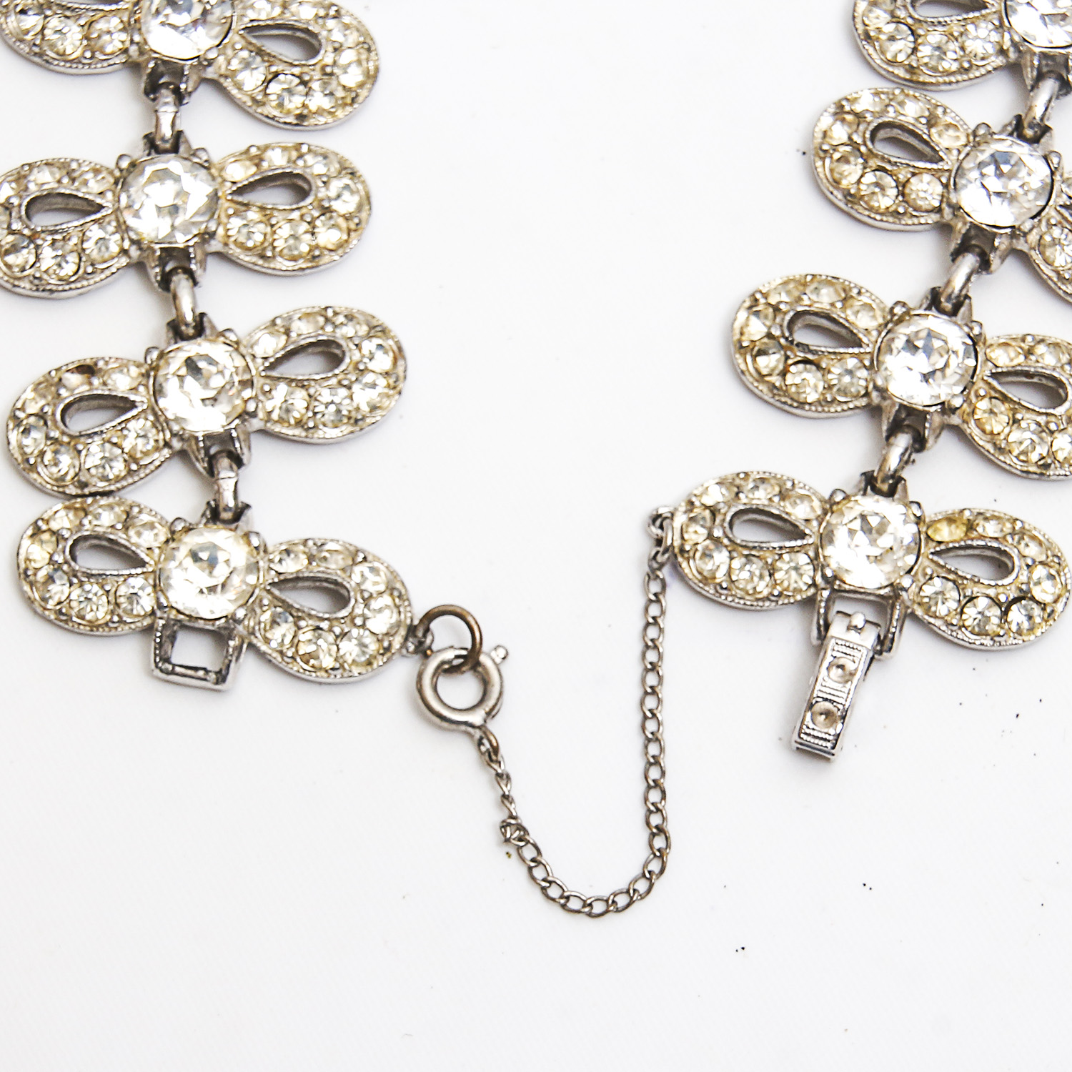 Grouping of Vintage Rhinestone Jewelry Featuring Bogoff and Weiss