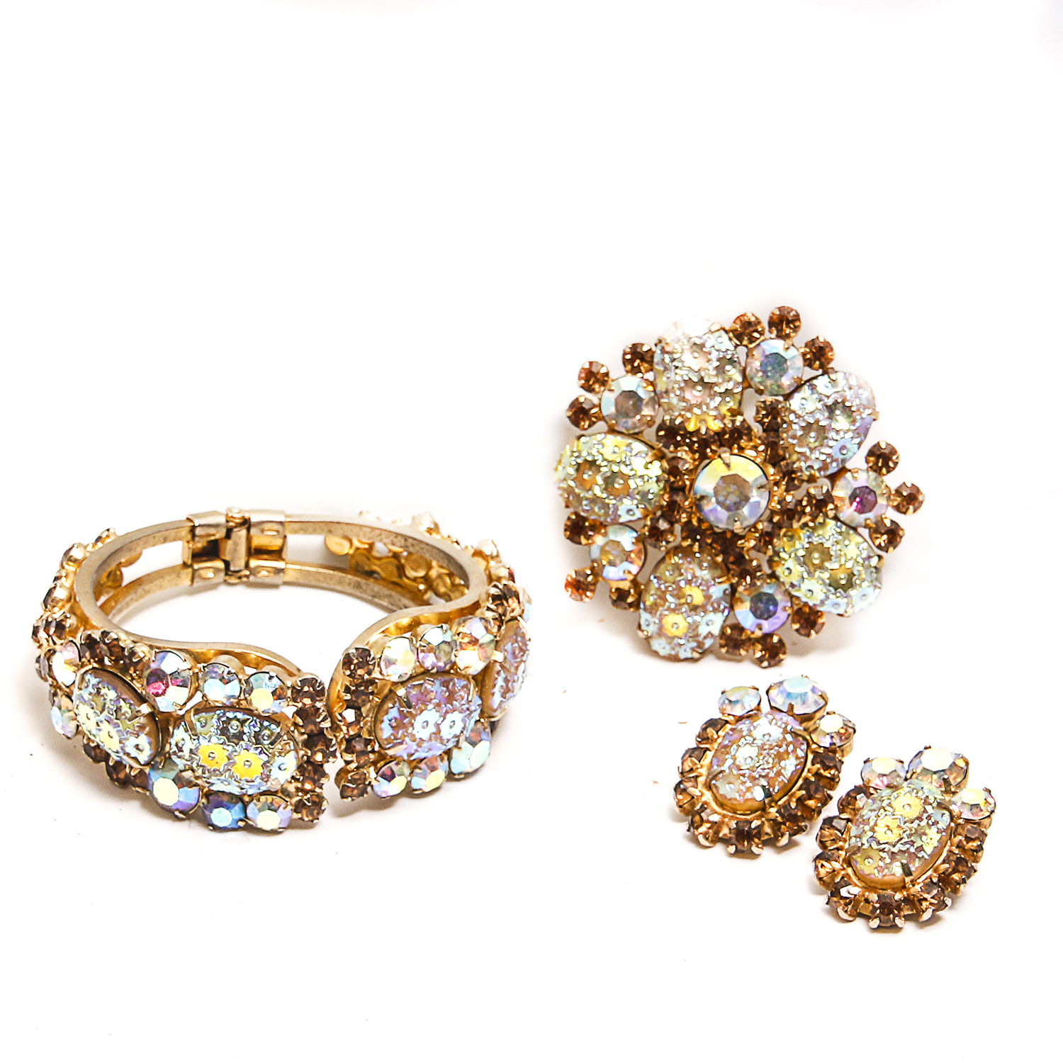 Vintage Rhinestone Jewelry Grouping