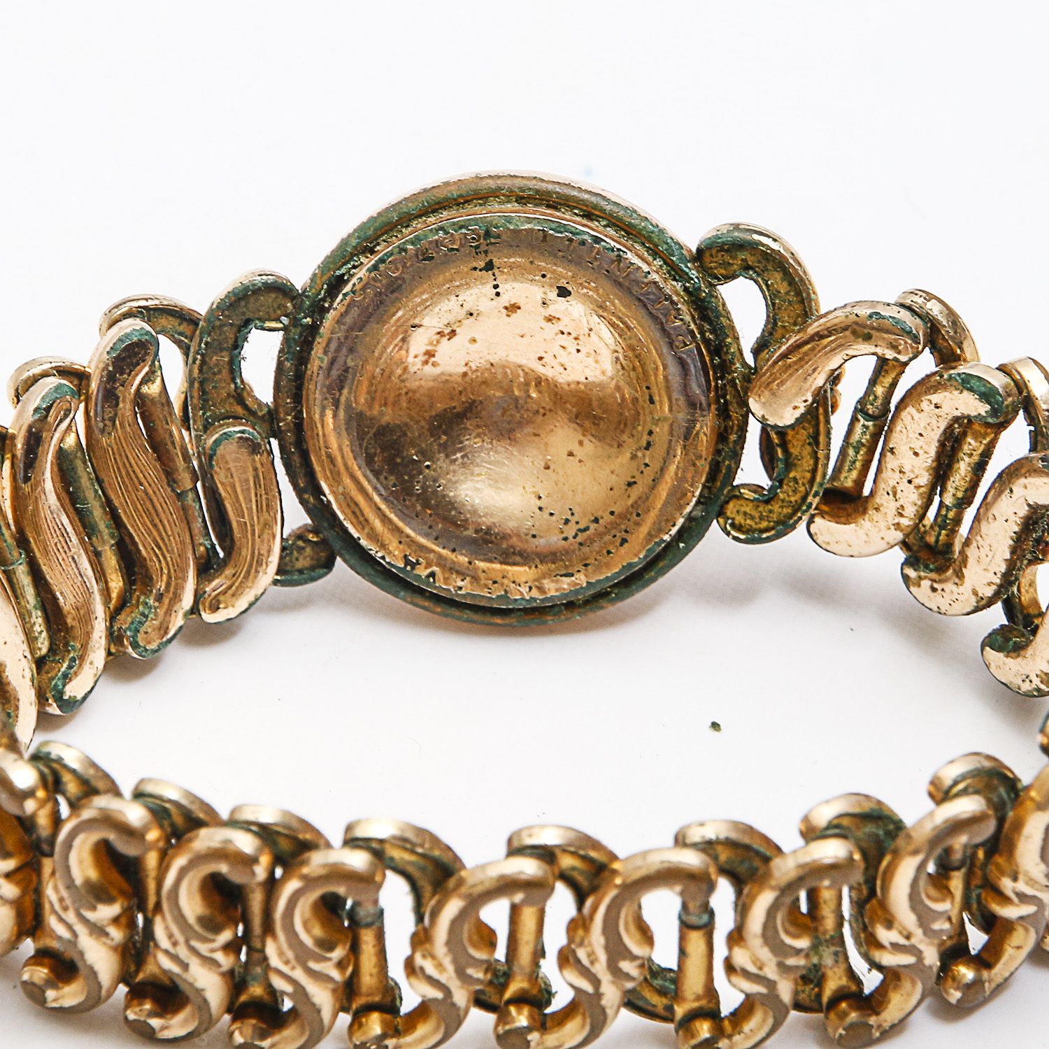 Pair of Victorian Sweetheart Flexible Link Bracelets