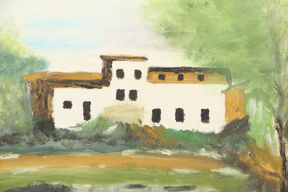 Harry J. Gildar Oil Painting on Canvas Board Landscape