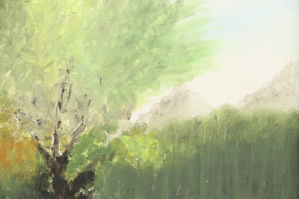 Harry J. Gildar Oil Painting on Canvas Board Landscape