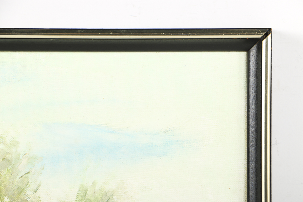 Harry J. Gildar Oil Painting on Canvas Board Landscape