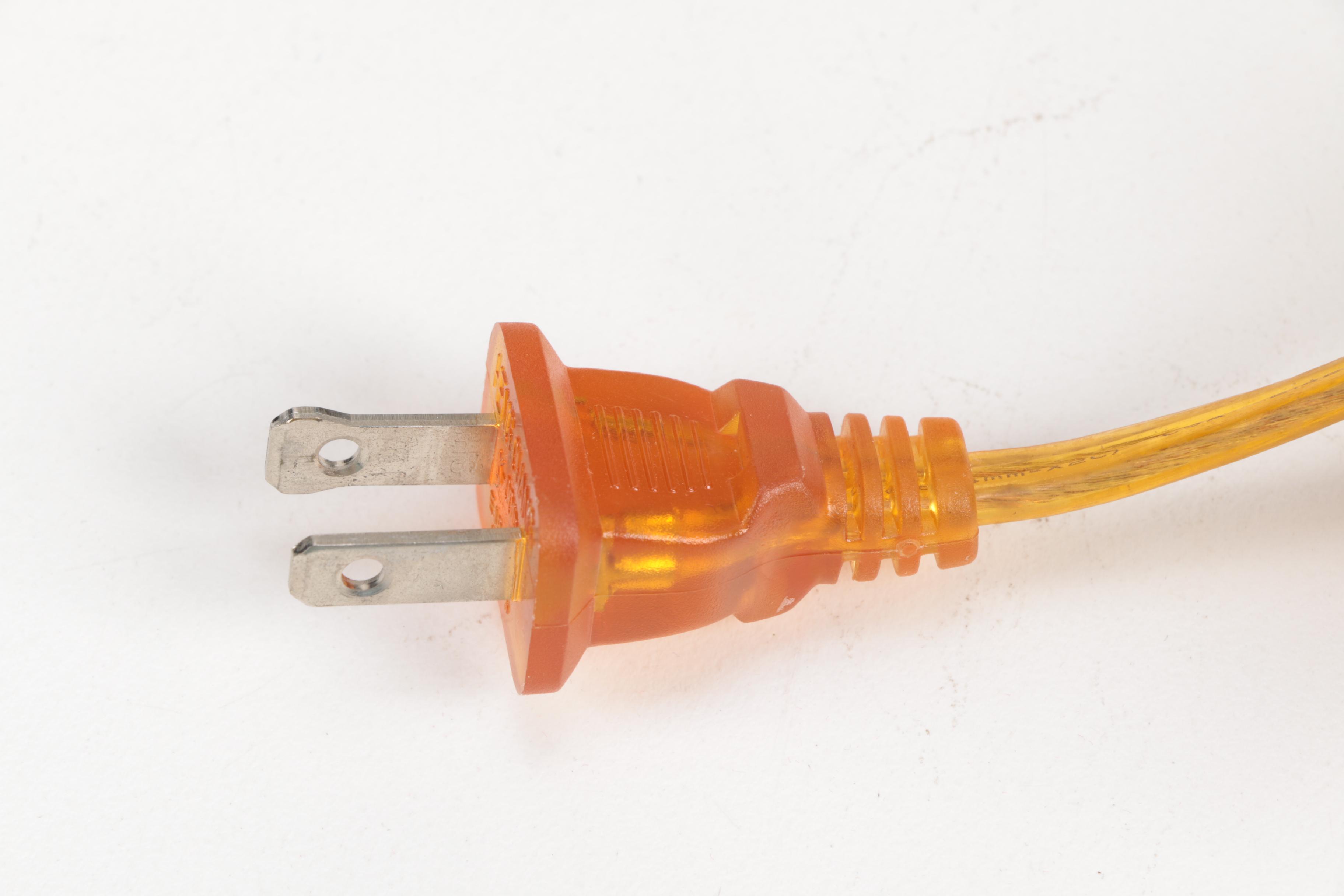 Blue and White Urn Style Ceramic Lamp