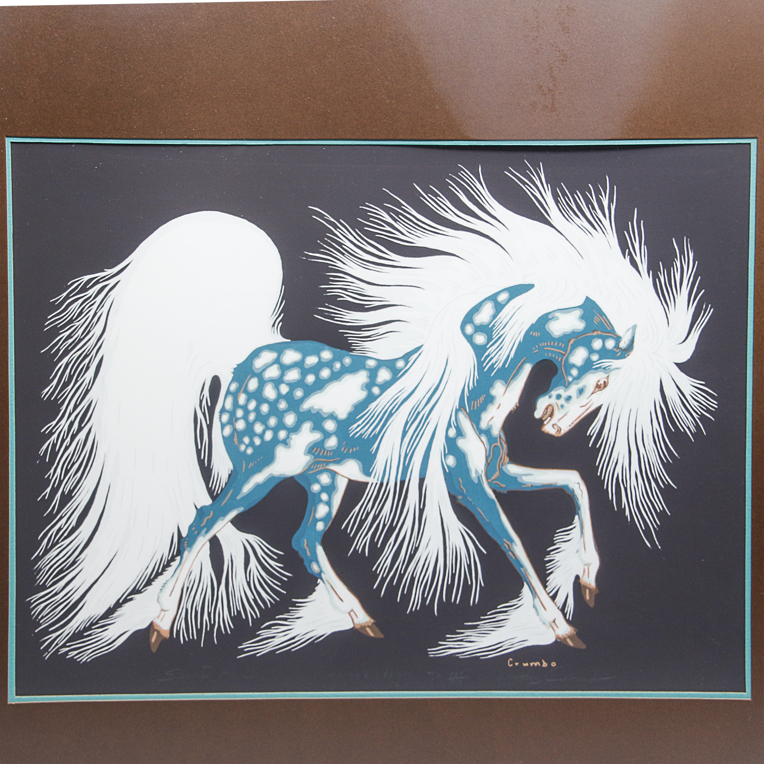 Woody Crumbo Serigraph "Spirit Horse"