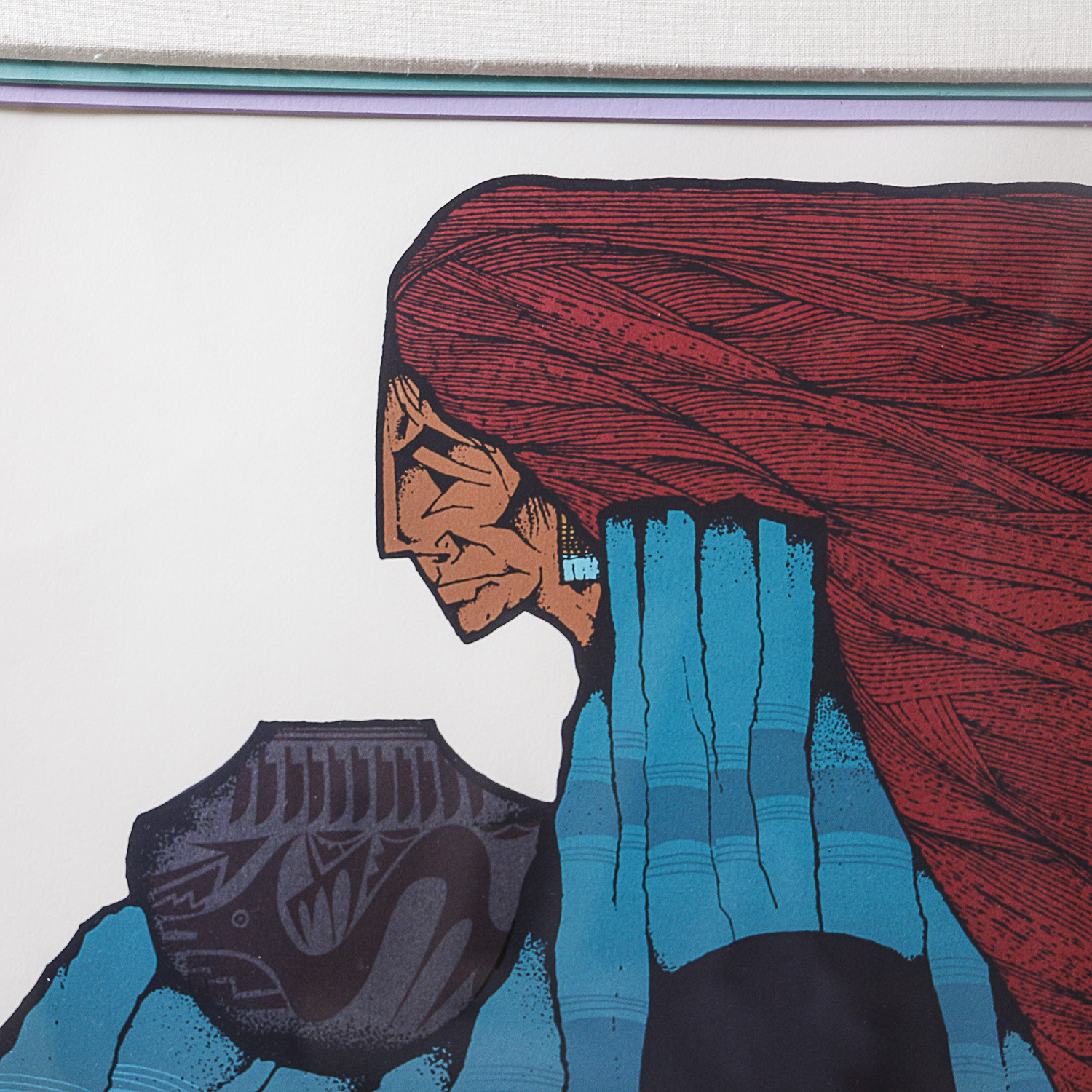 Amado Peña Jr. Limited Edition Serigraph "Artesanos Elegantes"