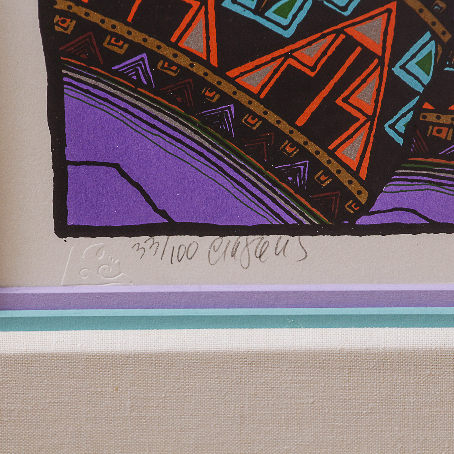 Amado Peña Jr. Limited Edition Serigraph "Artesanos Elegantes"