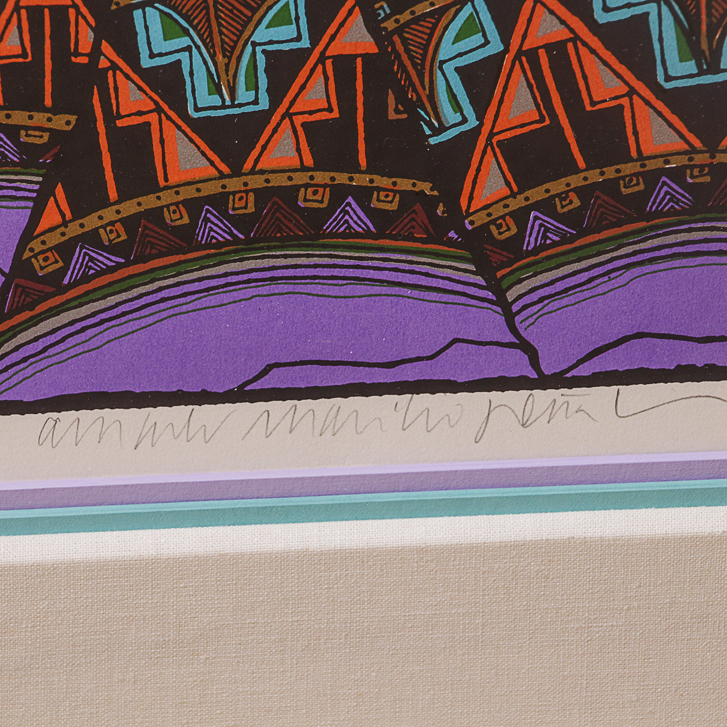 Amado Peña Jr. Limited Edition Serigraph "Artesanos Elegantes"