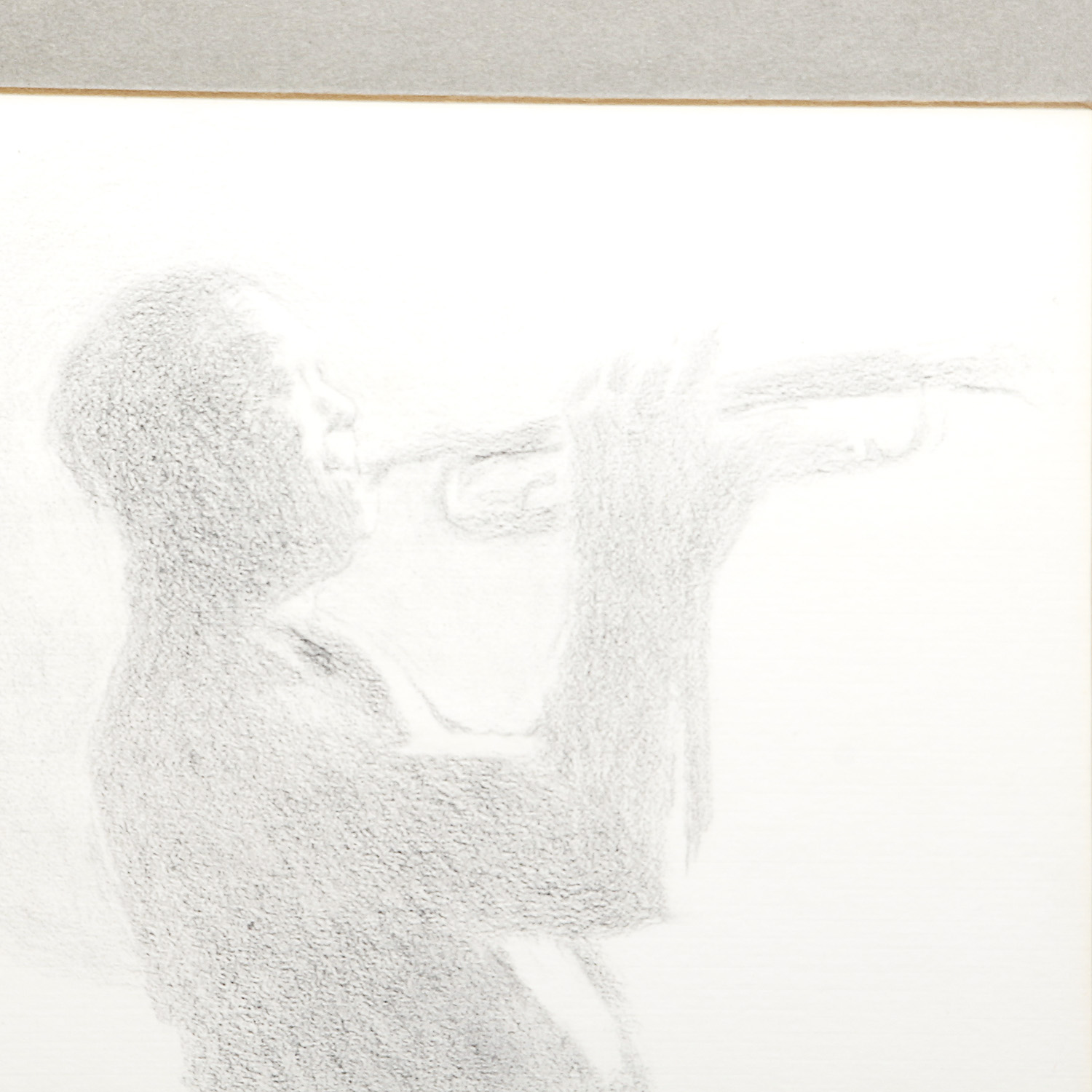 Offset Lithograph Print of Louis Armstrong After James Russell's "Taps"