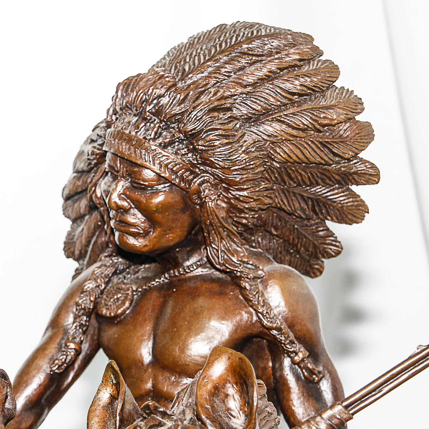 Sid Burns 1976 Bronze Sculpture "War Pony"