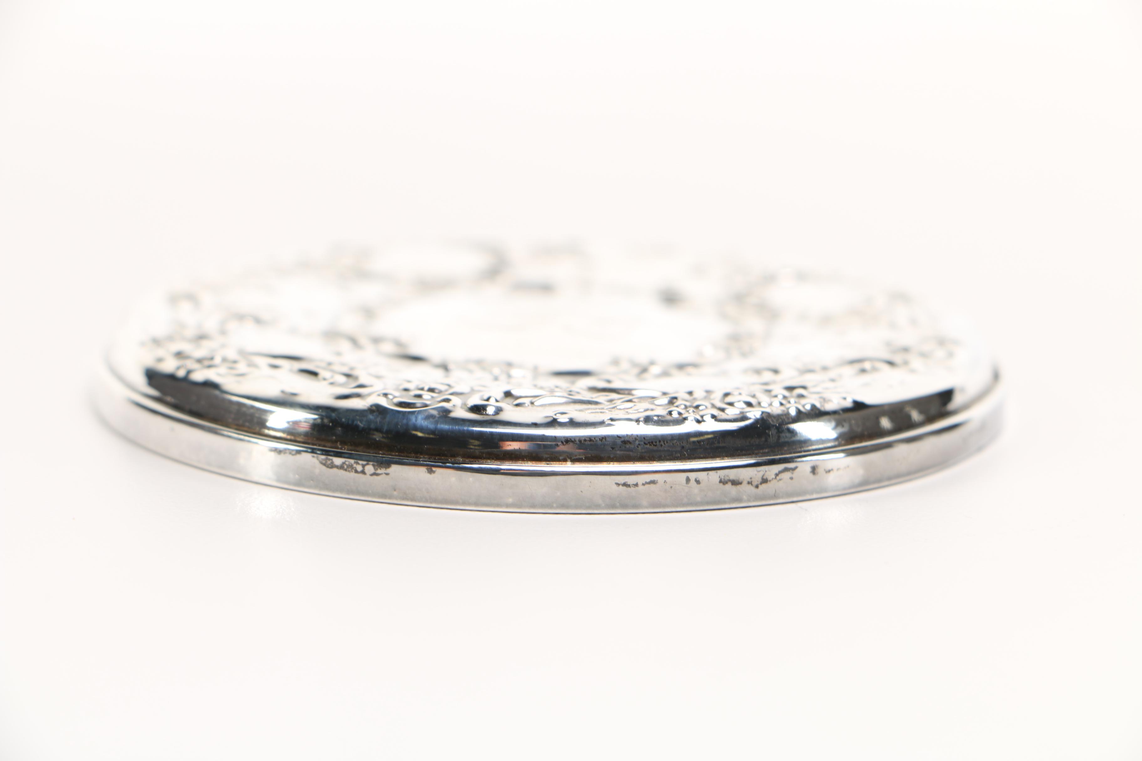 Towle Silversmiths Sterling Silver Compact Mirror
