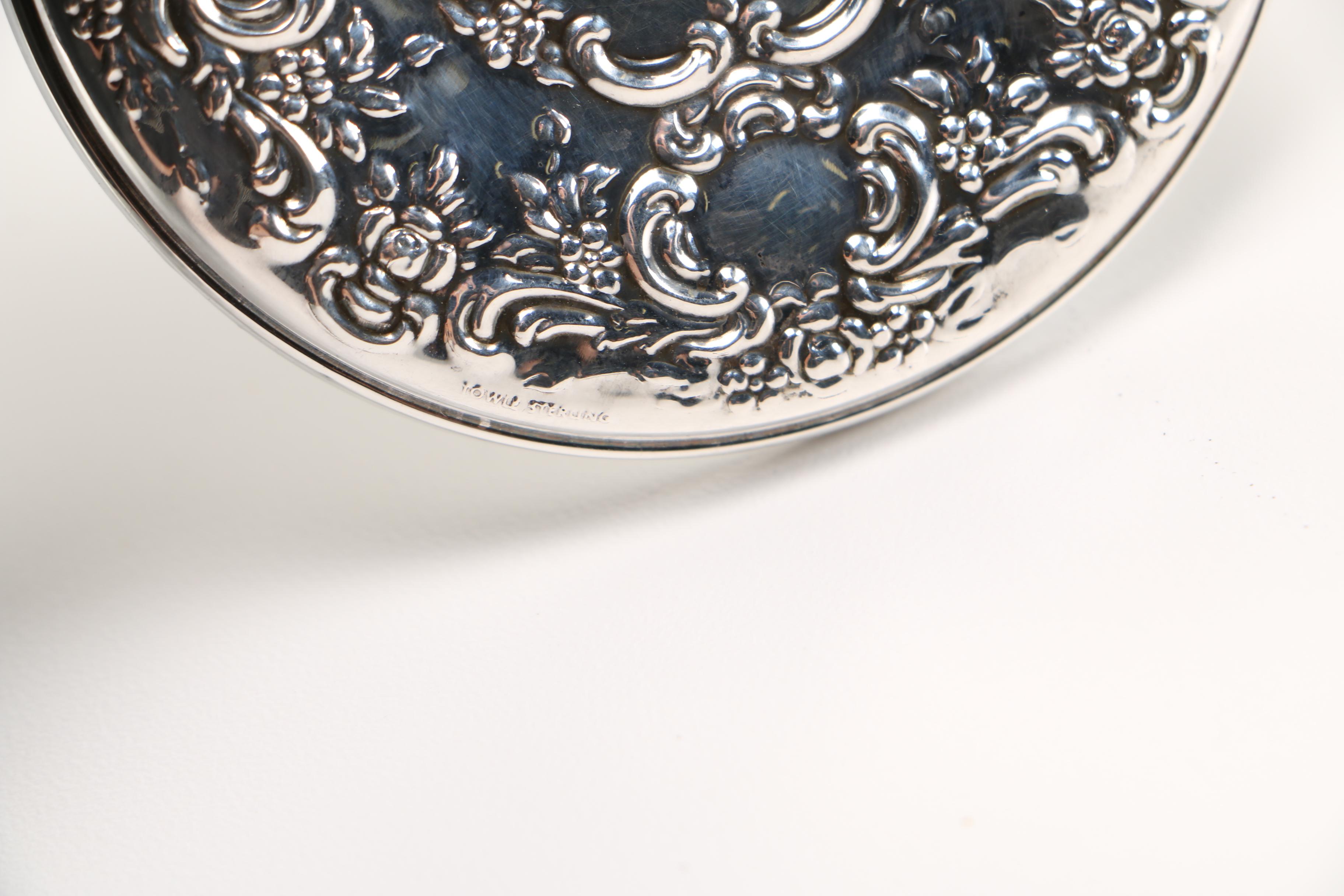 Towle Silversmiths Sterling Silver Compact Mirror