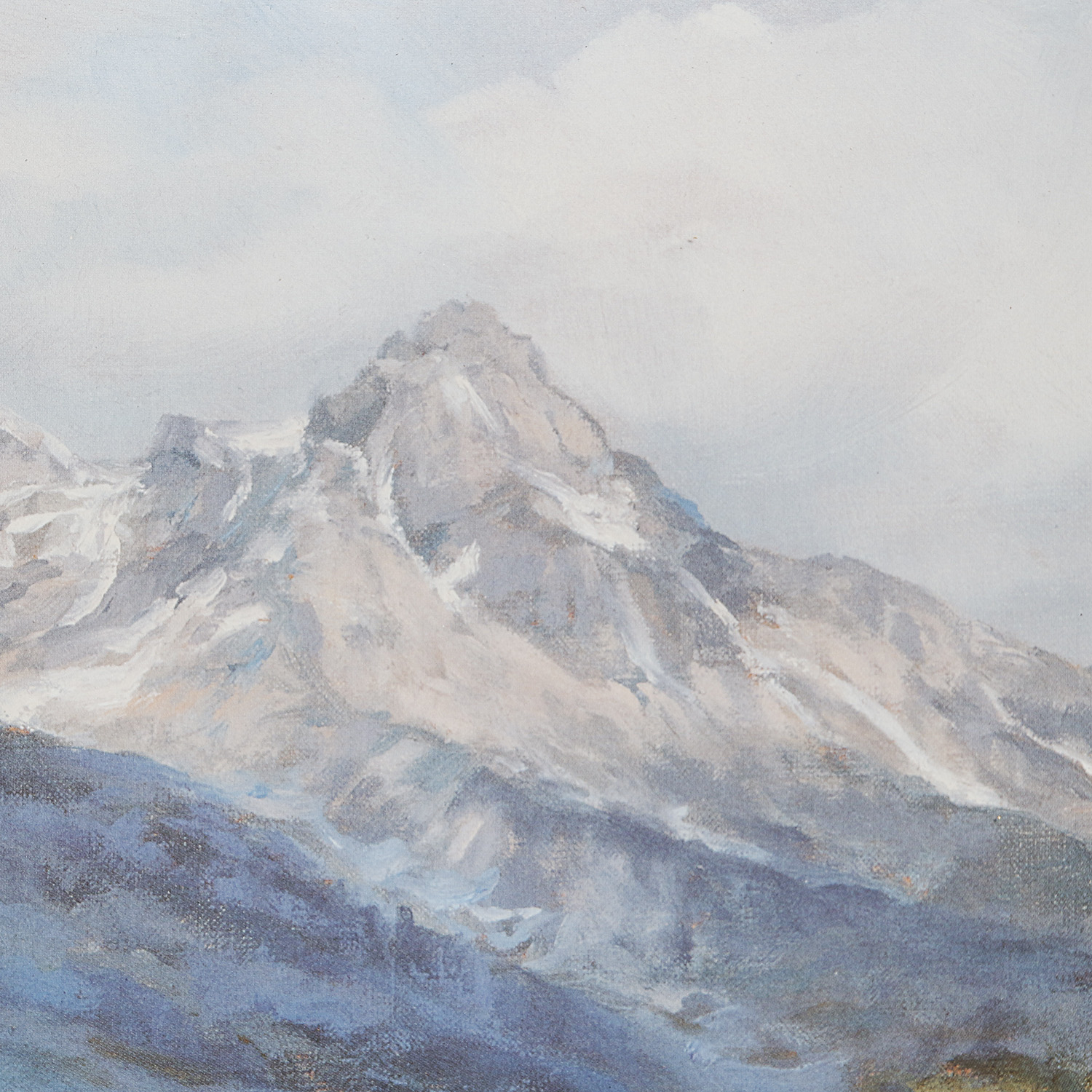 Signed Offset Lithograph After Vel Miller's "Teton Morning"