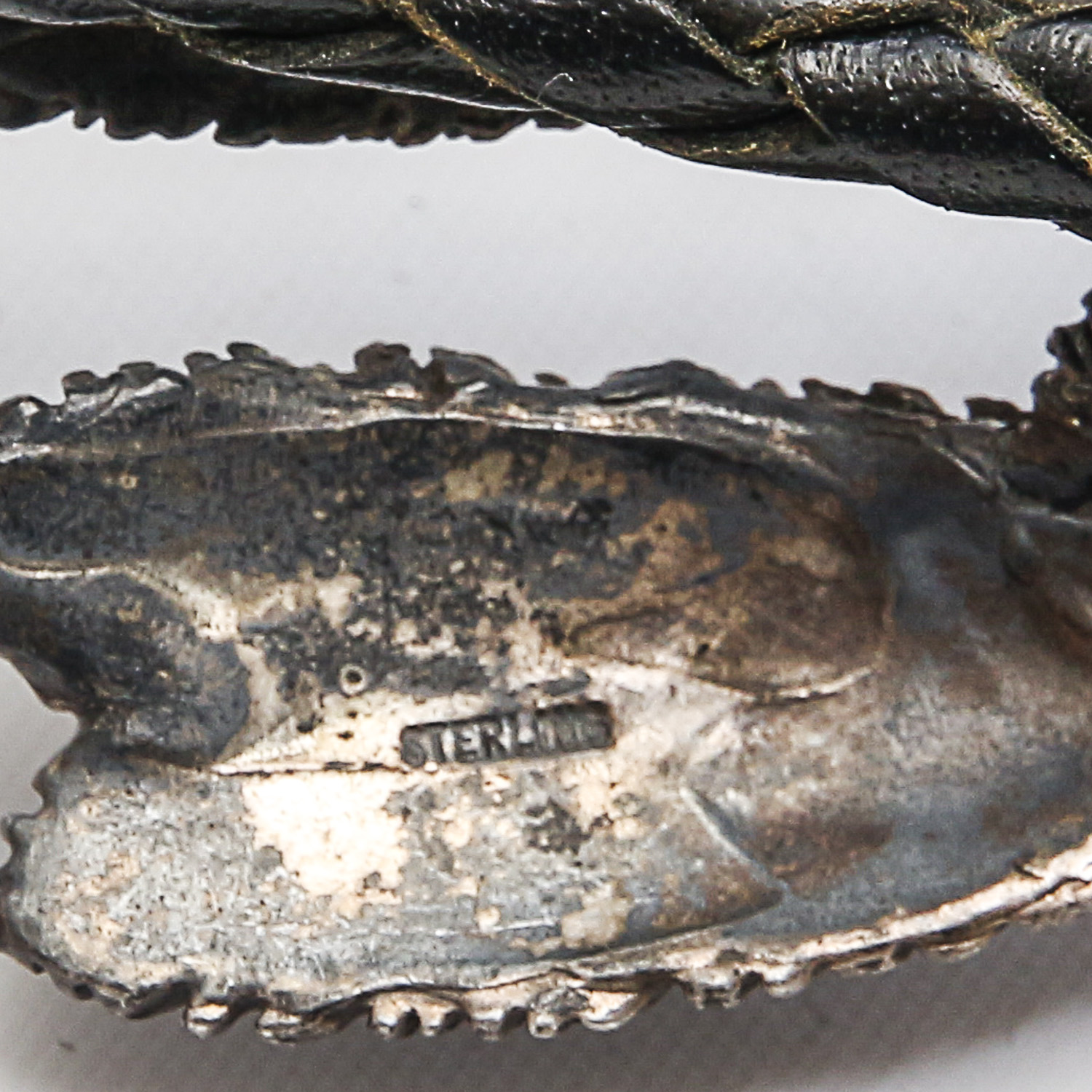 Signed Sterling Silver Native American Style Buffalo Bolo Tie