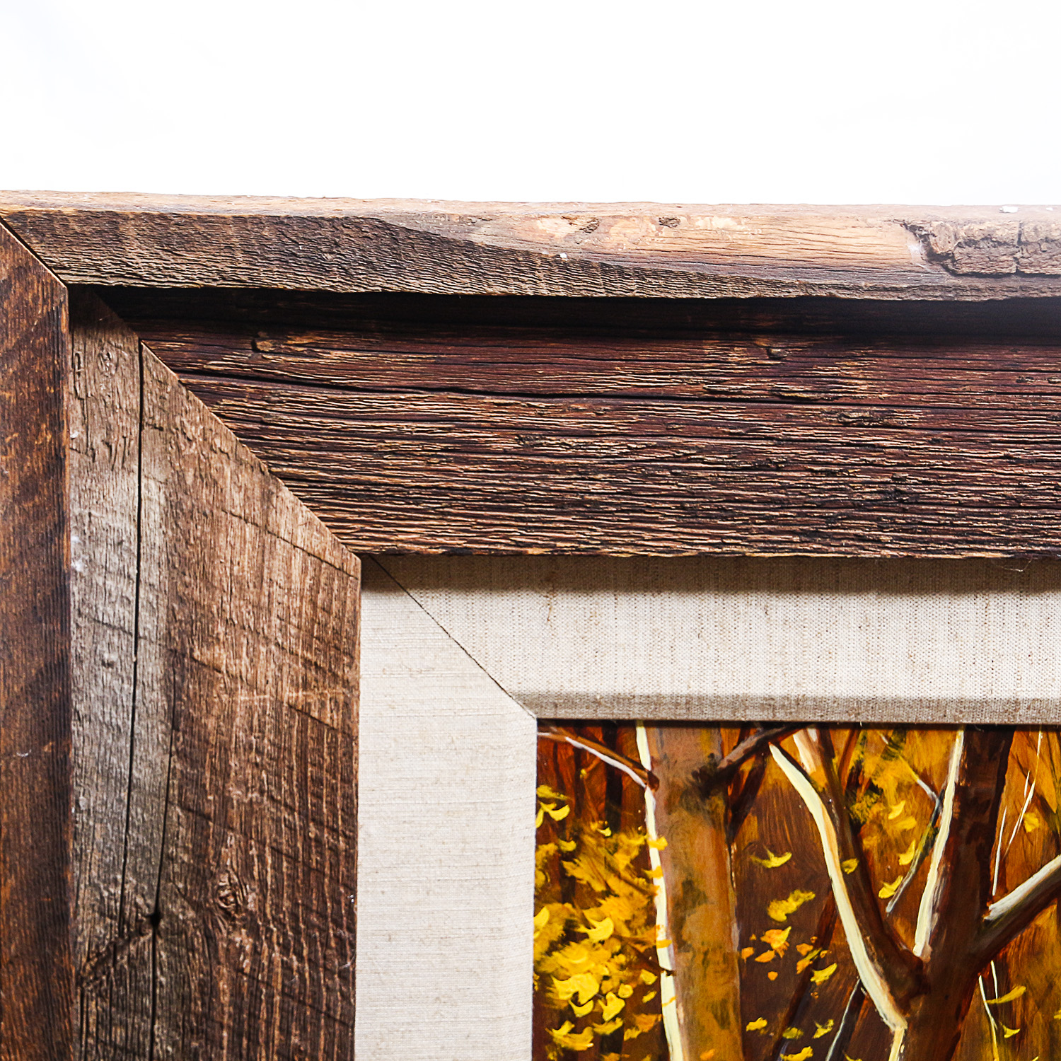 Bill Shaddix Oil on Board "Sycamore Crossing"