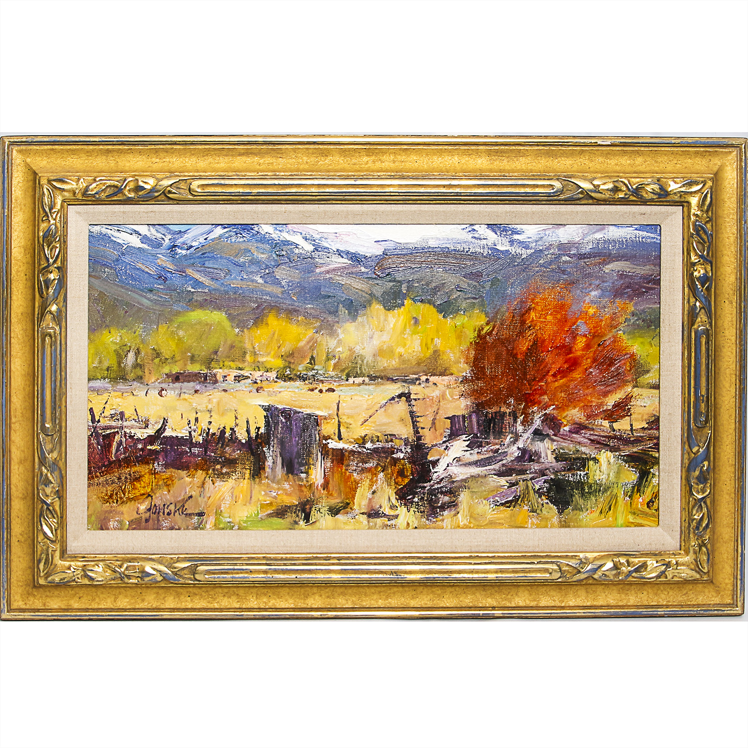 Walt Gonske Original Oil on Canvas "Almost to Rio Costilla"