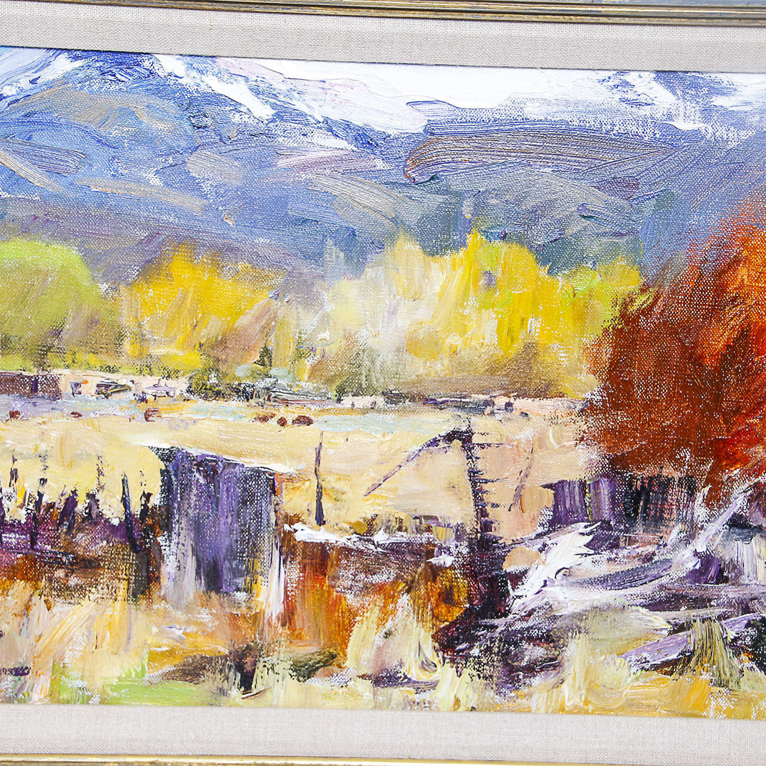 Walt Gonske Original Oil on Canvas "Almost to Rio Costilla"