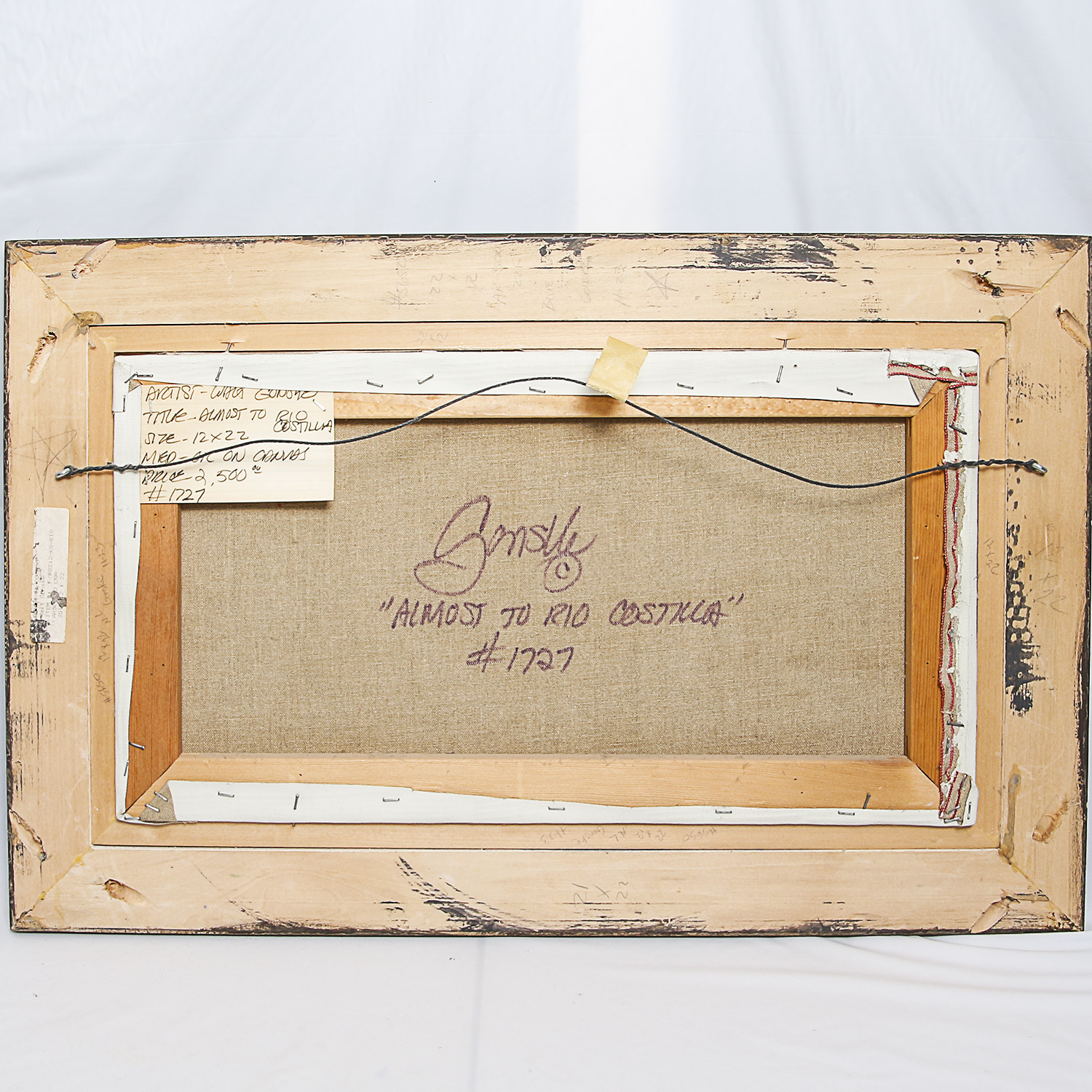 Walt Gonske Original Oil on Canvas "Almost to Rio Costilla"