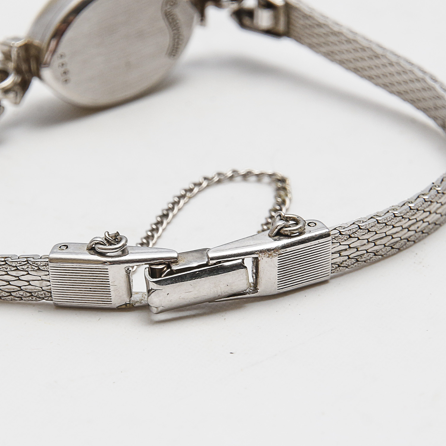 Vintage 14K White Gold Lucien Piccard Watch