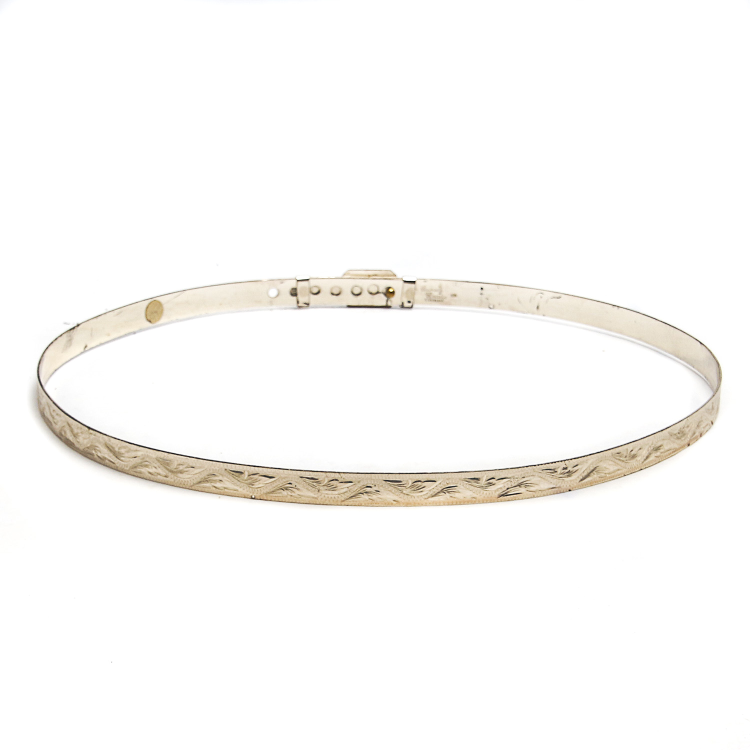 Vintage Sterling and 10K Sunset Trails Hat Band