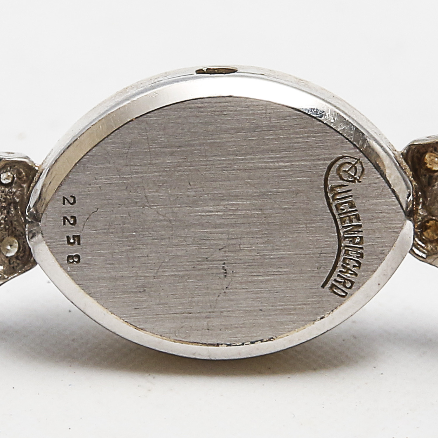 Vintage 14K White Gold Lucien Piccard Watch