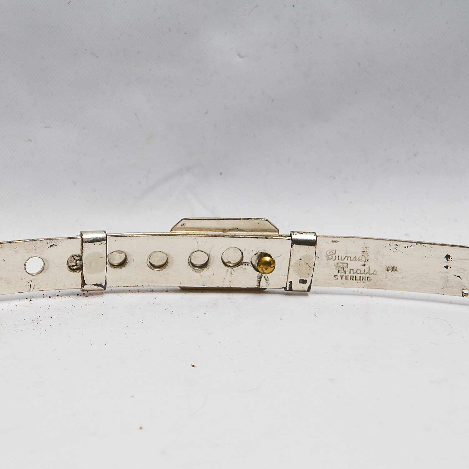 Vintage Sterling and 10K Sunset Trails Hat Band