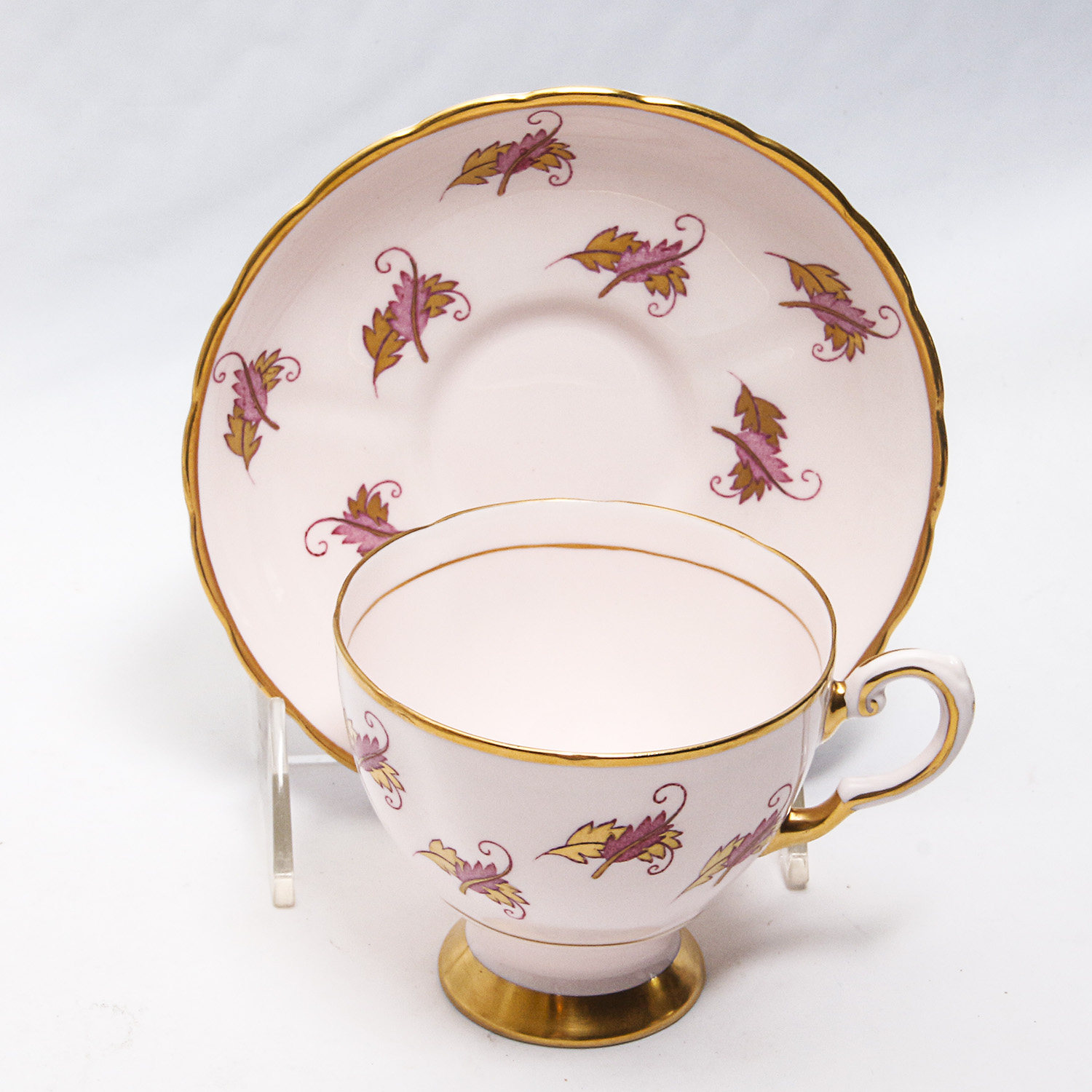 Vintage Fine English Bone China Teacups and Saucers