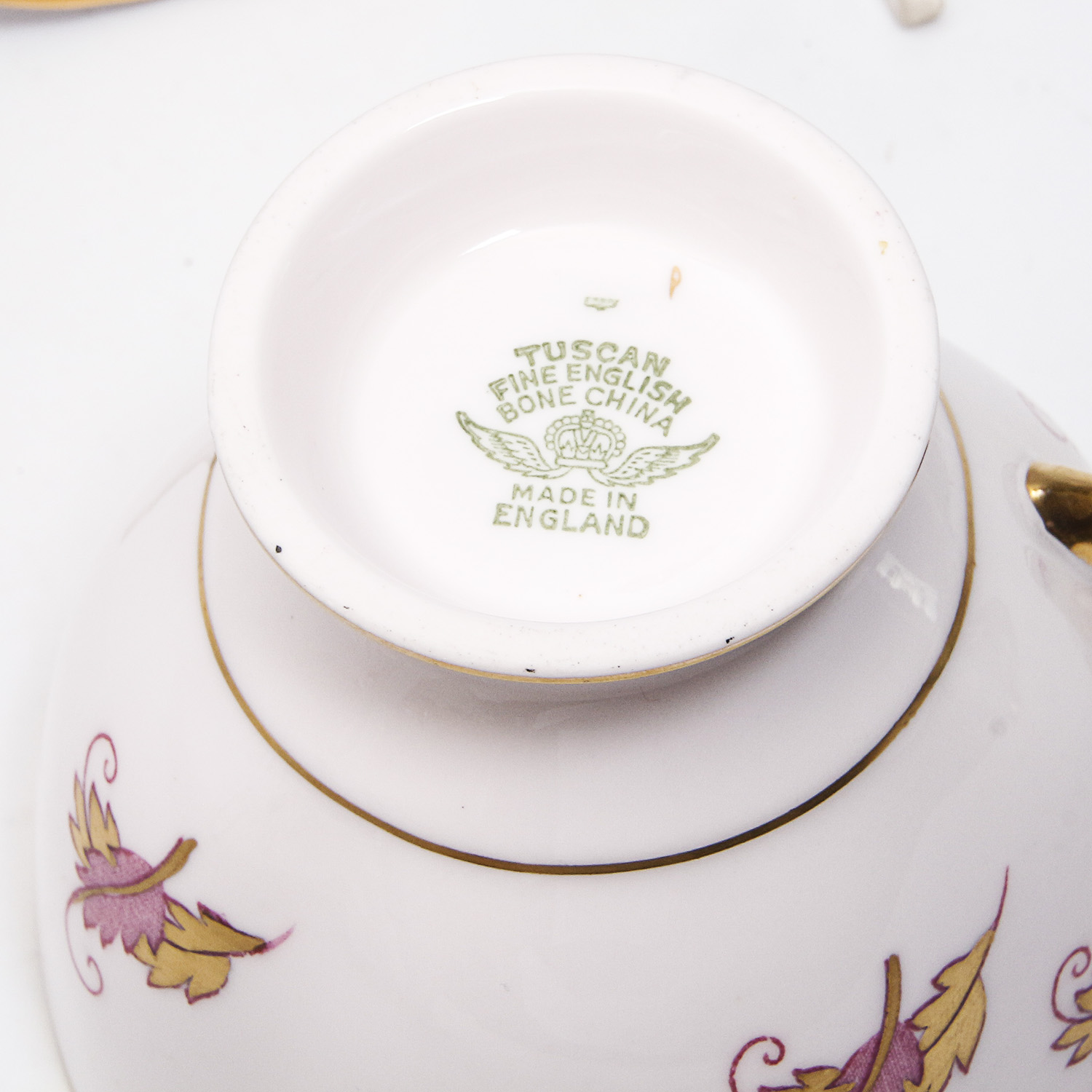 Vintage Fine English Bone China Teacups and Saucers
