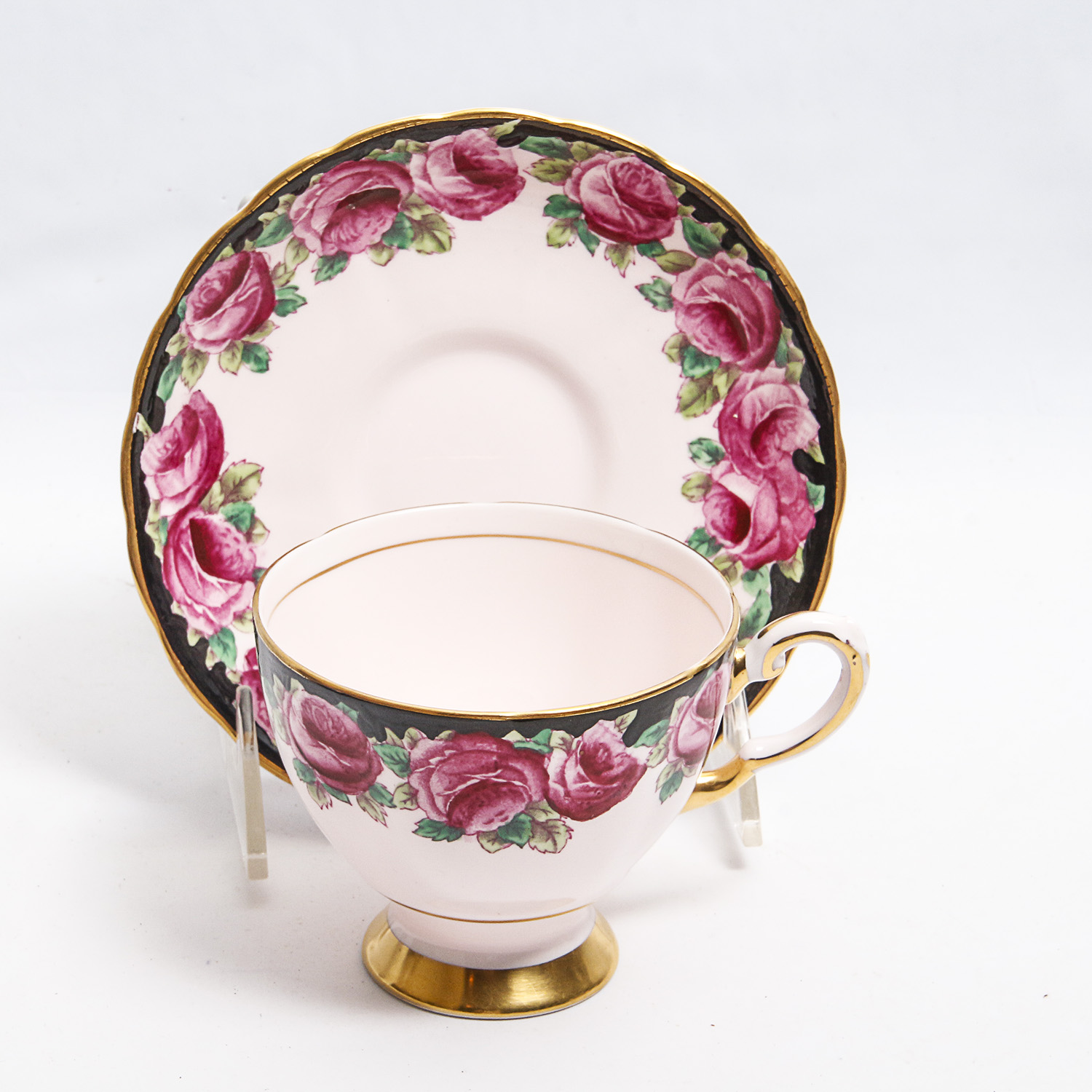 Vintage Fine English Bone China Teacups and Saucers
