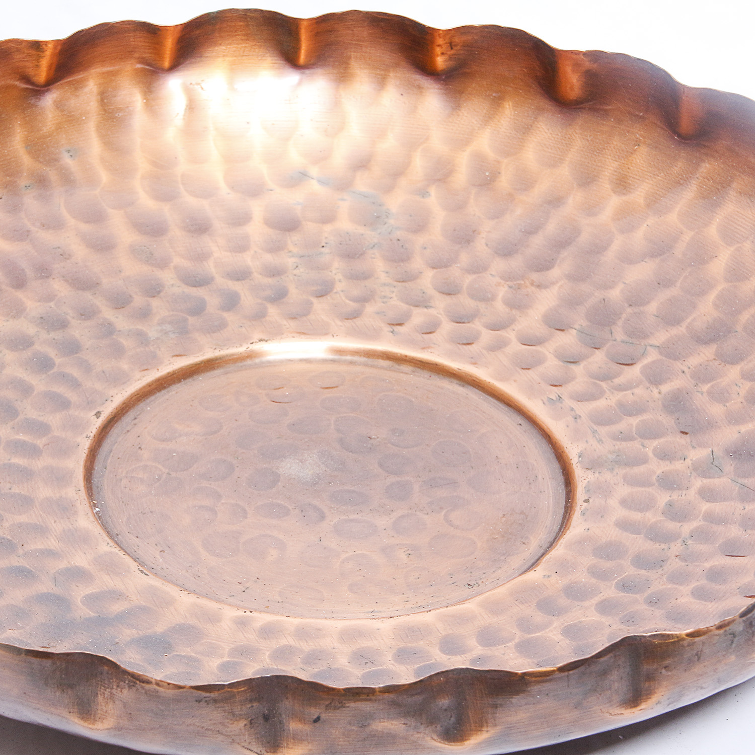 Vintage Laguna Craftsmen Hammered Copper Bowl