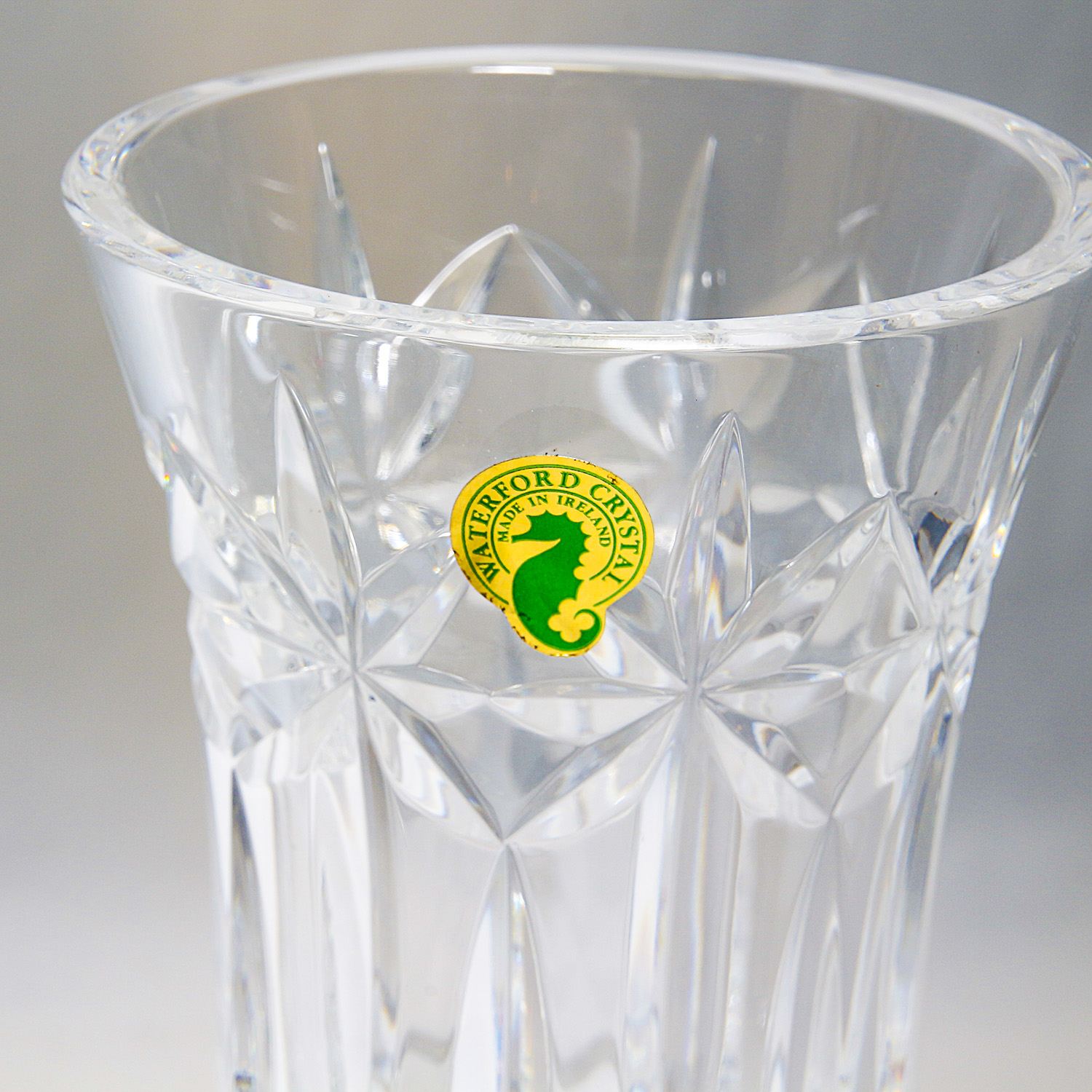 Waterford Crystal "Seahorse" and "Balmoral" Vases