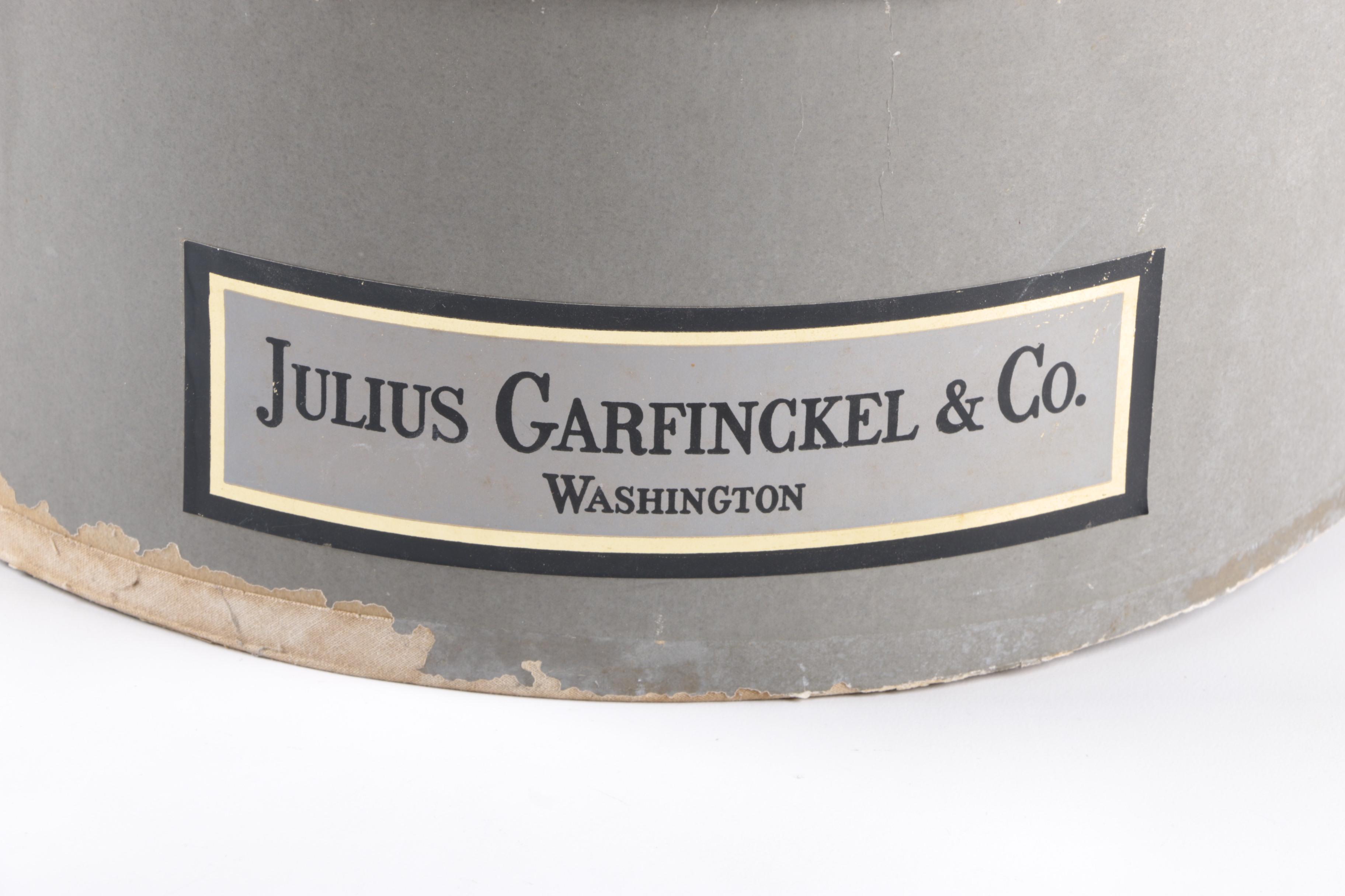 Vintage Julius Garfinckel & Co. Top Hat