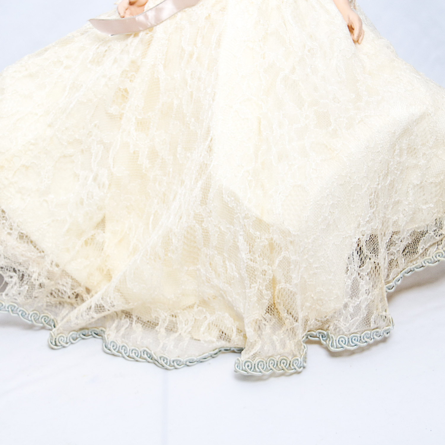 Vintage 18" Madame Alexander Doll with Lace Dress