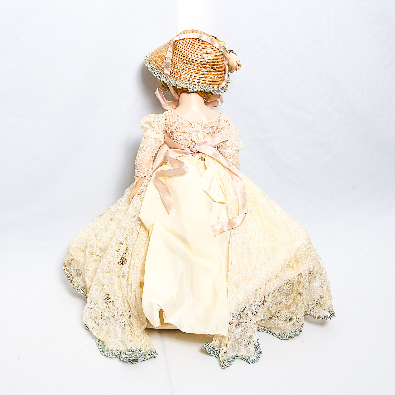 Vintage 18" Madame Alexander Doll with Lace Dress