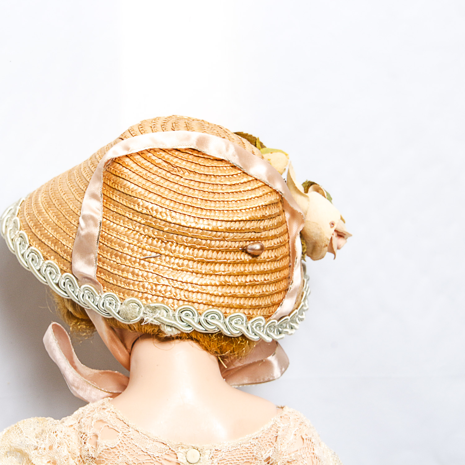 Vintage 18" Madame Alexander Doll with Lace Dress