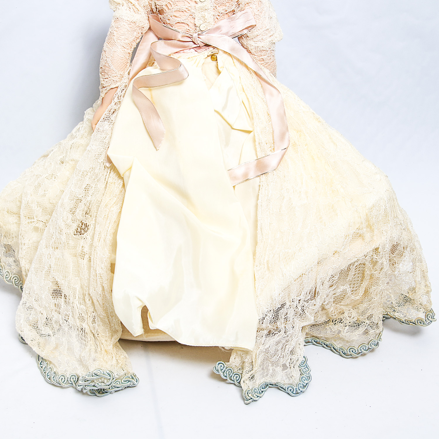 Vintage 18" Madame Alexander Doll with Lace Dress