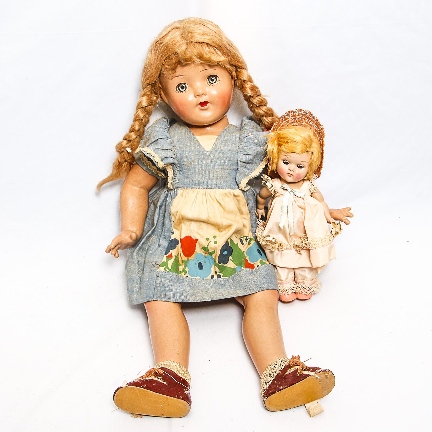 Pair of Vintage Dolls Featuring Vogue