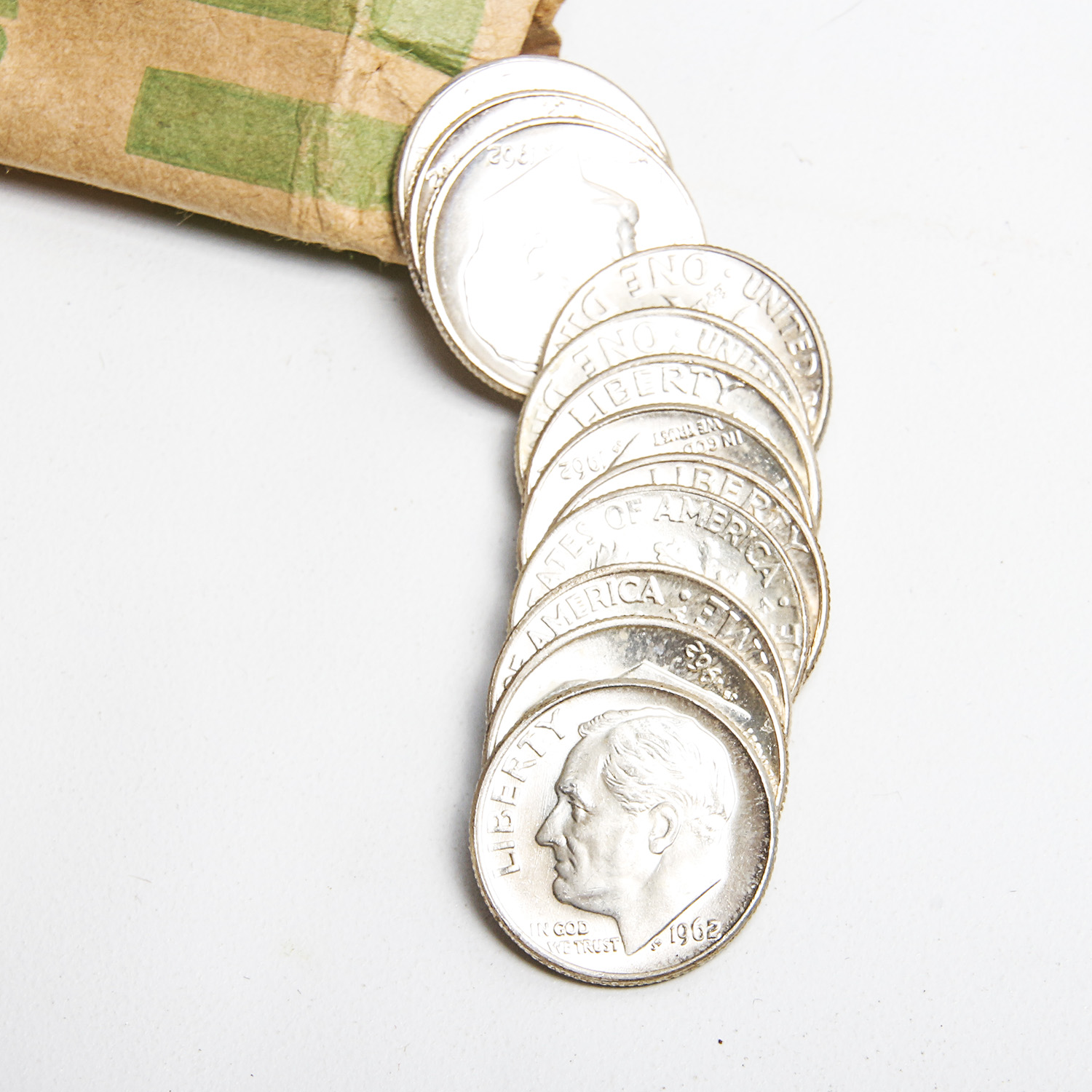 Collection of 1960s Pennies, Nickels and Dimes