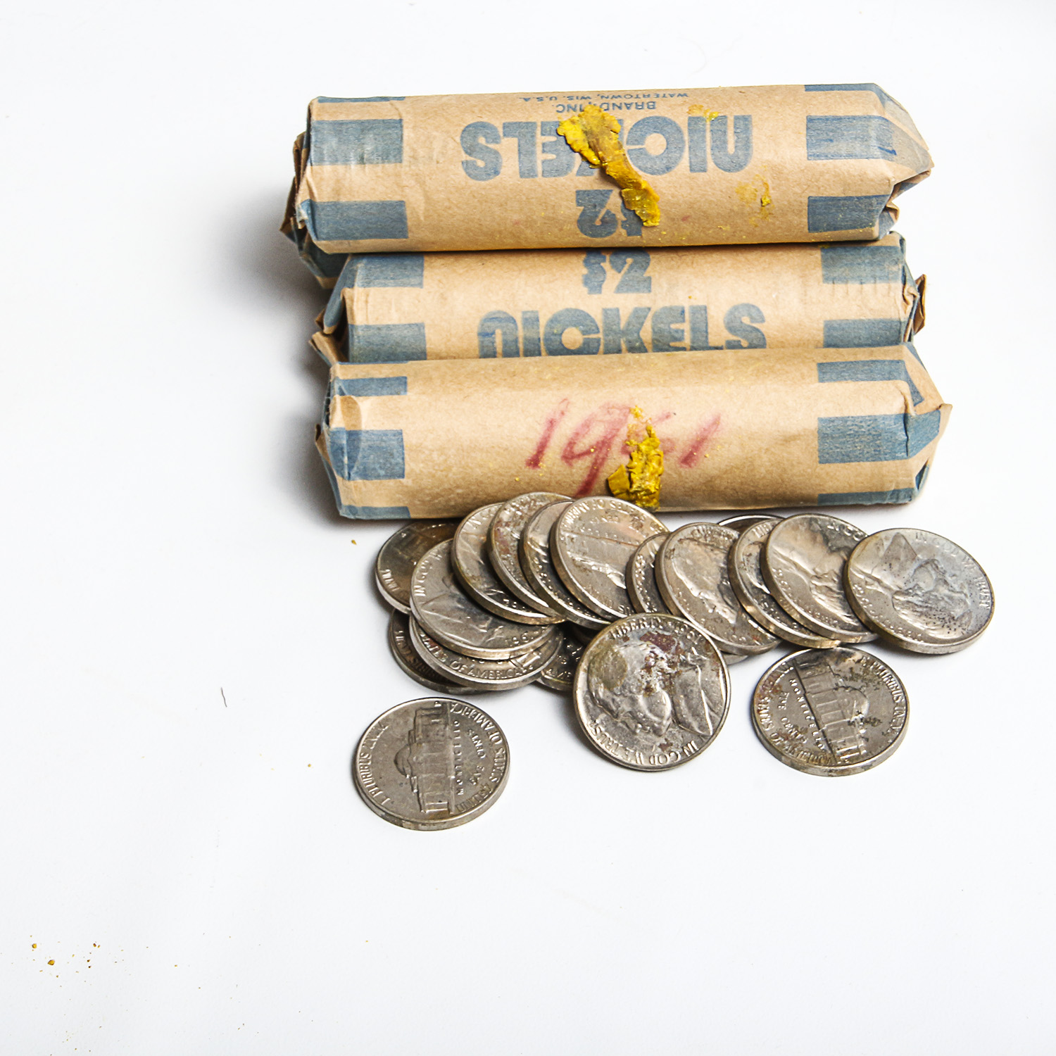 Collection of 1960s Pennies, Nickels and Dimes