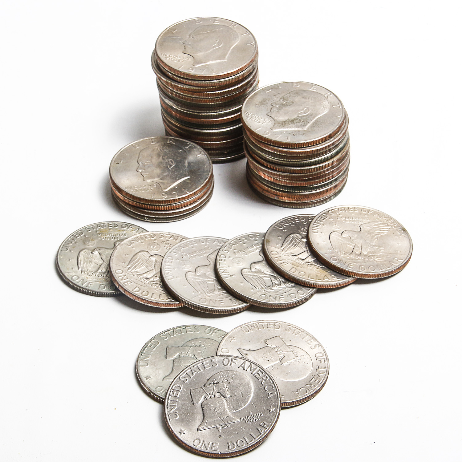 1971-1977 Eisenhower Silver Dollars