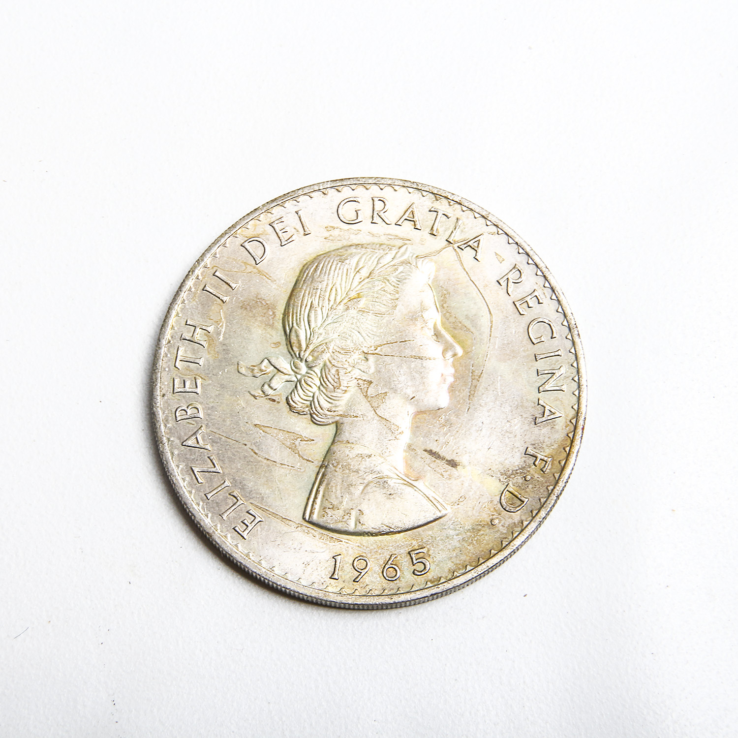 1965 Churchill and Queen Elizabeth II Coins with Maria Theresa Thaler Restrike