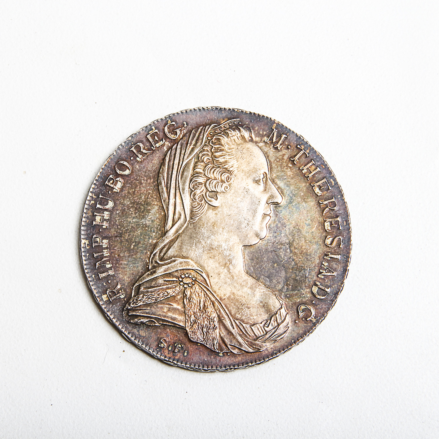 1965 Churchill and Queen Elizabeth II Coins with Maria Theresa Thaler Restrike