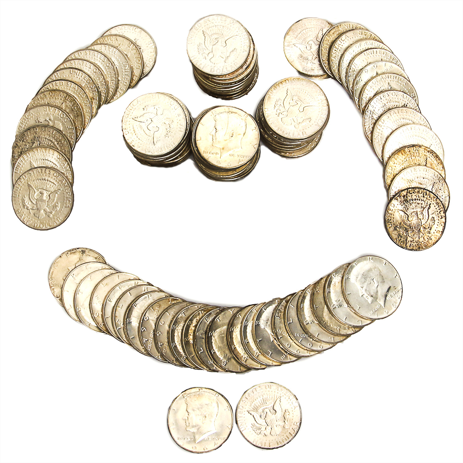 1964 Kennedy Half Dollars