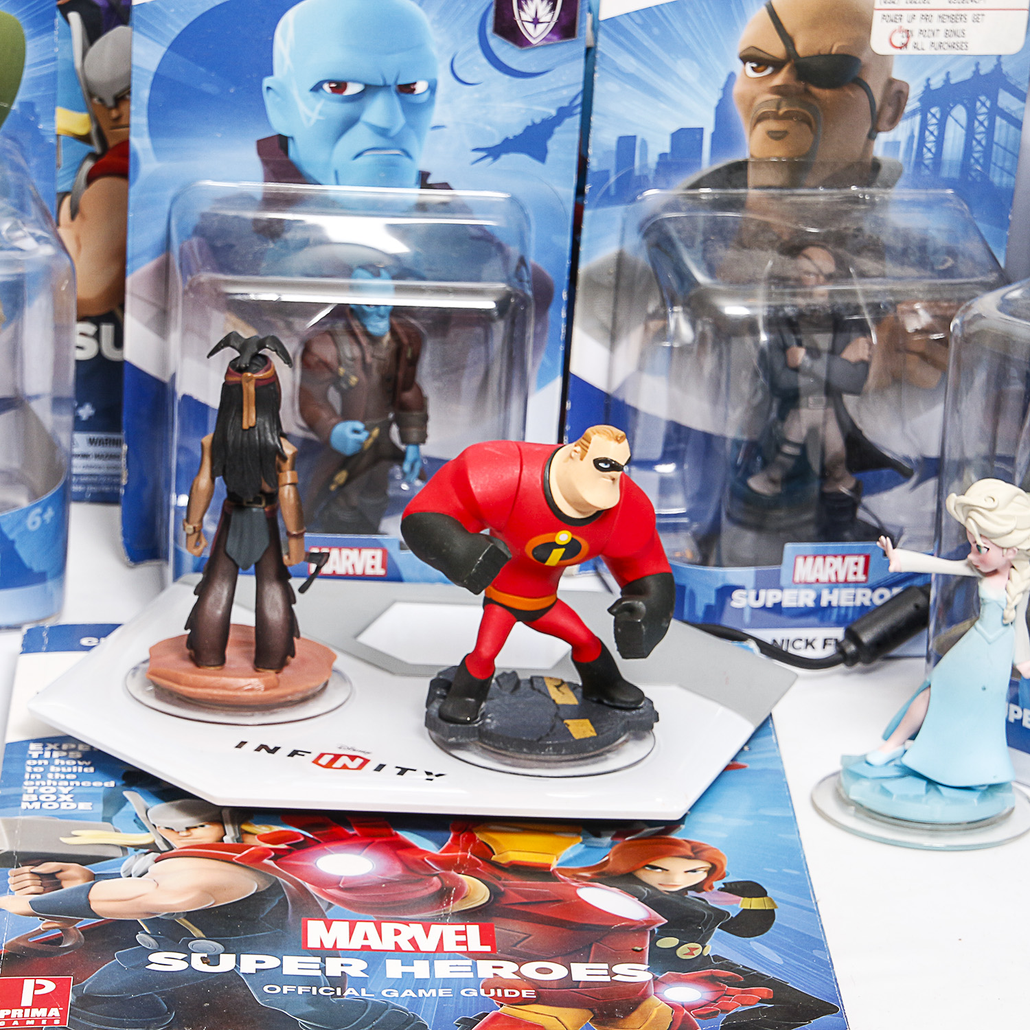 Disney and Marvel Infinity Figures