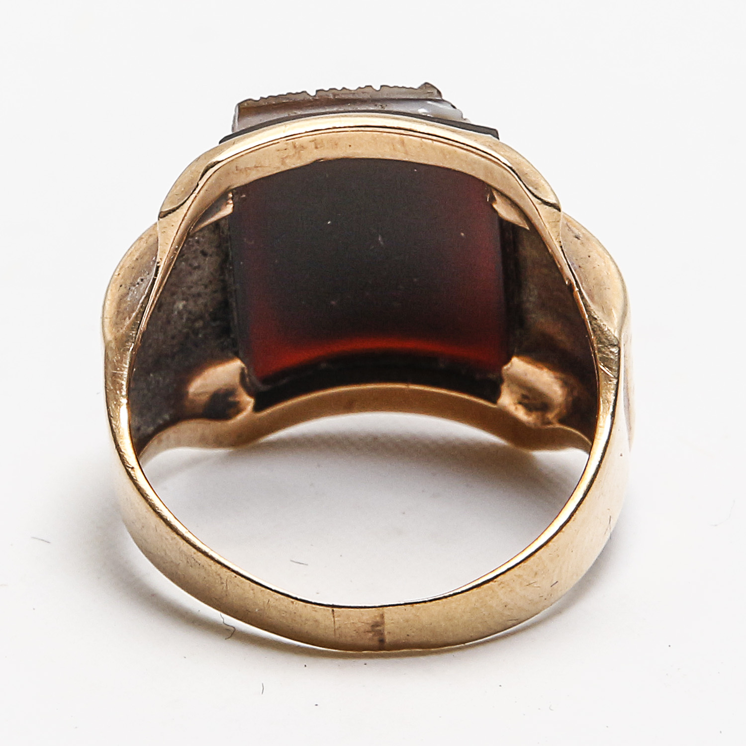 Vintage 10K Gold Cameo Ring
