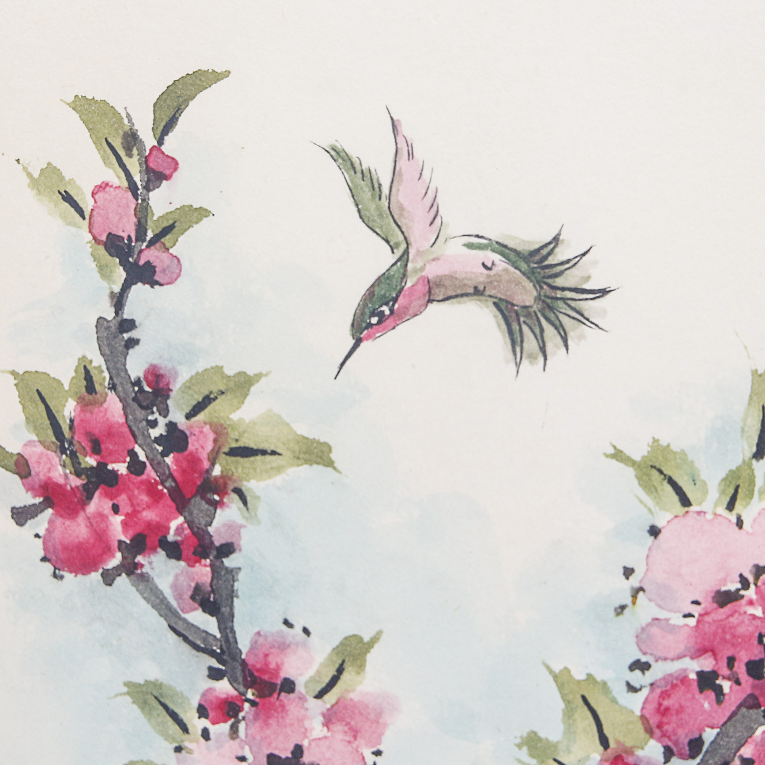 Johnson Lee Chinese Watercolor Finger Painting