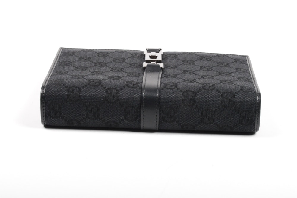 Gucci Black Monogram Planner