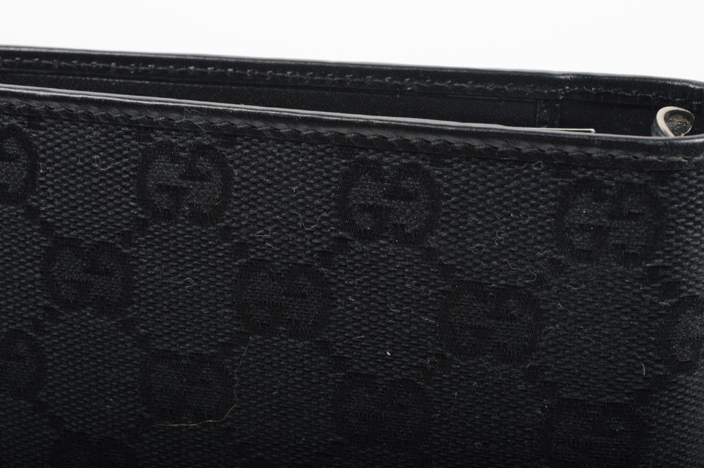 Gucci Black Monogram Planner